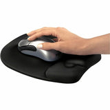 Fellowes. Fellowes&reg; Memory Foam Mouse Pad with Wrist Rest - Black (9176501)