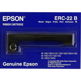 1PK BLACK RIBBON CASSETTE FOR. ERC-22B. Works in Epson M-180