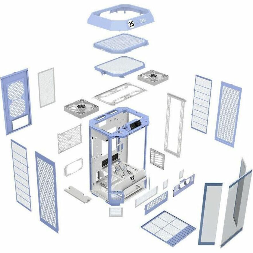 Thermaltake The Tower 300 Hydrangea Blue Micro Tower Chassis