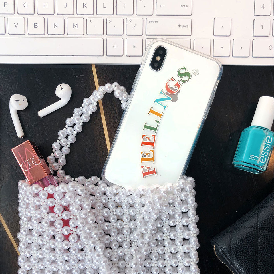Feelings Clear iPhone Case