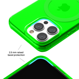 Neon Green Clear iPhone Case