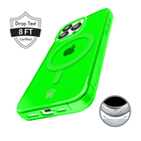 Neon Green Clear iPhone Case