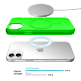 Neon Green Clear iPhone Case