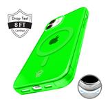 Neon Green Clear iPhone Case