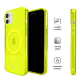Neon Yellow Clear iPhone Case