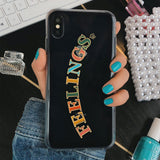 Feelings Clear iPhone Case