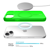 Neon Green Clear iPhone Case