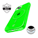 Neon Green Clear iPhone Case