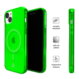 Neon Green Clear iPhone Case