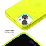 Neon Yellow Clear iPhone Case