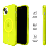 Neon Yellow Clear iPhone Case