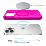 Neon Pink Clear iPhone Case