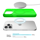 Neon Green Clear iPhone Case