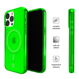 Neon Green Clear iPhone Case