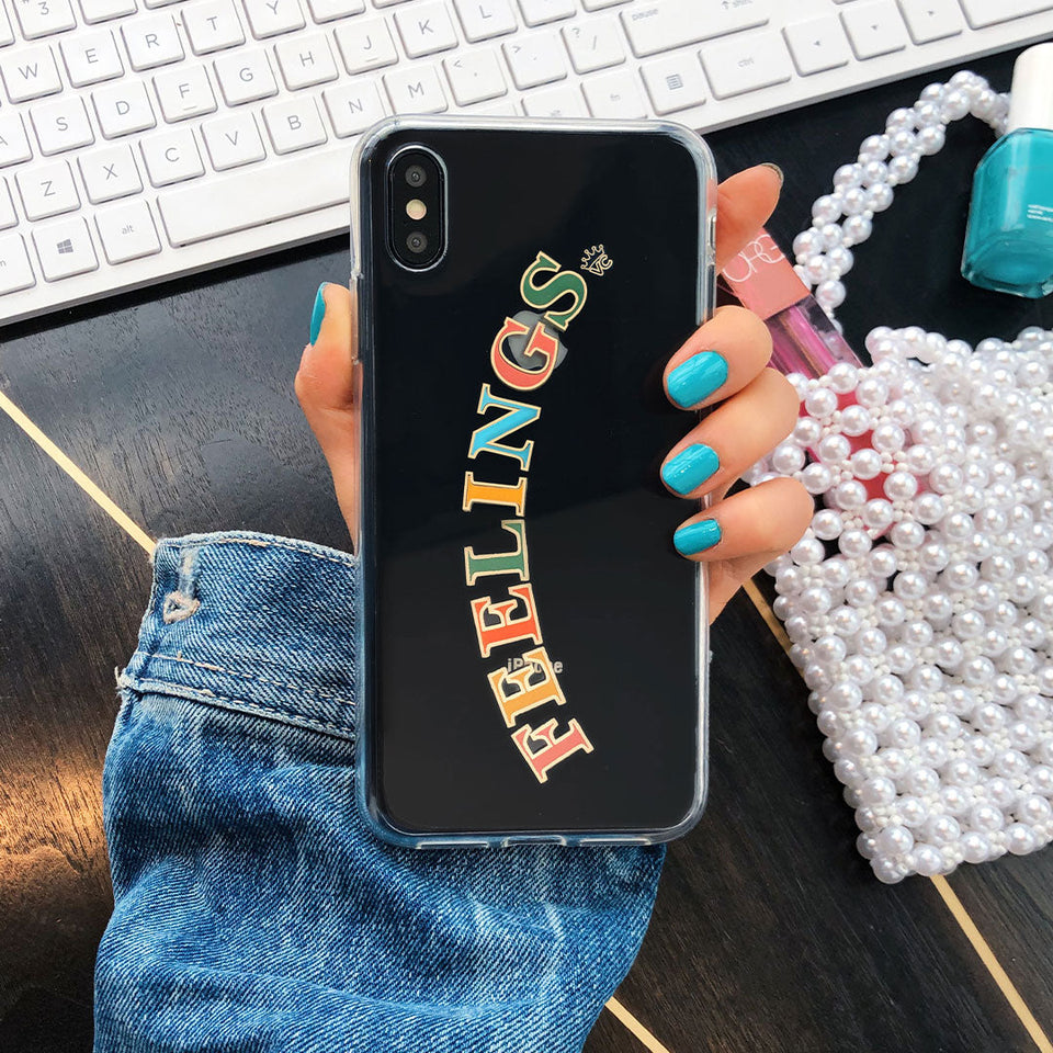 Feelings Clear iPhone Case
