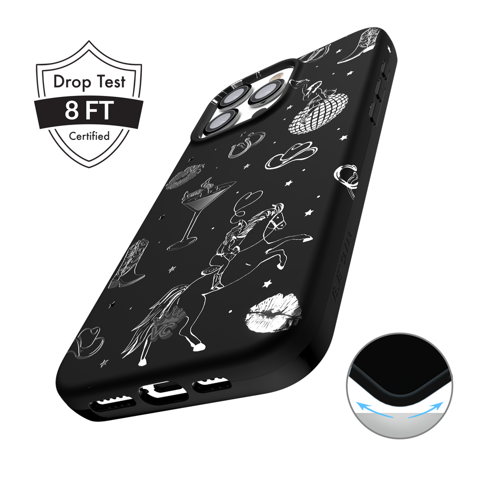 Disco Cowgirl iPhone Case