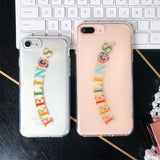Feelings Clear iPhone Case