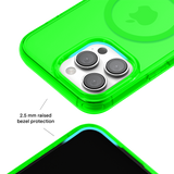 Neon Green Clear iPhone Case