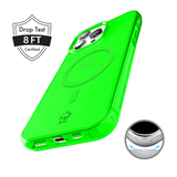 Neon Green Clear iPhone Case