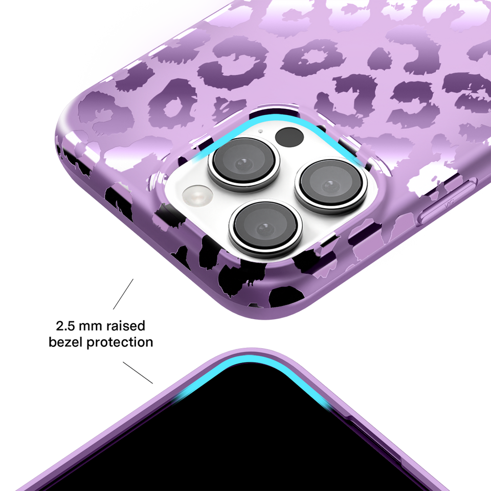 Amethyst Leopard iPhone Case