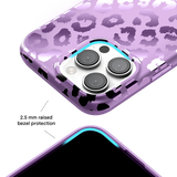 Amethyst Leopard iPhone Case