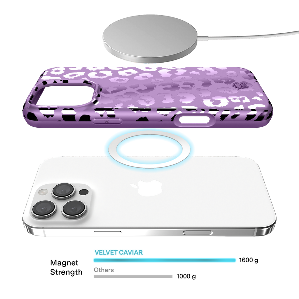 Amethyst Leopard iPhone Case