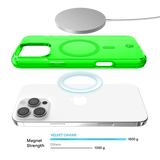 Neon Green Clear iPhone Case