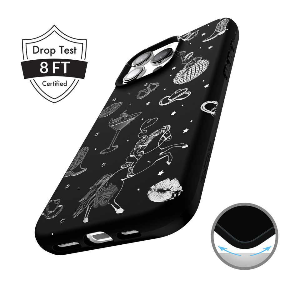 Disco Cowgirl iPhone Case