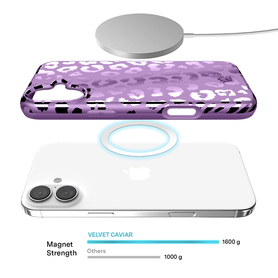 Amethyst Leopard iPhone Case