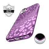 Amethyst Leopard iPhone Case