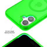 Neon Green Clear iPhone Case