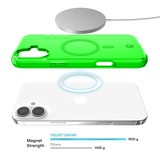 Neon Green Clear iPhone Case