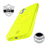 Neon Yellow Clear iPhone Case