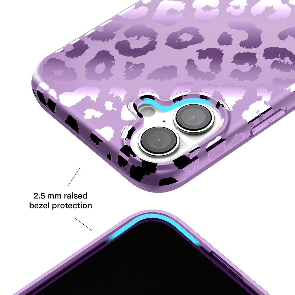 Amethyst Leopard iPhone Case
