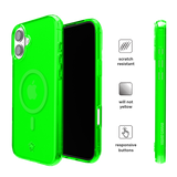 Neon Green Clear iPhone Case