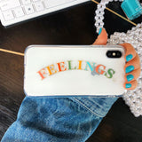 Feelings Clear iPhone Case