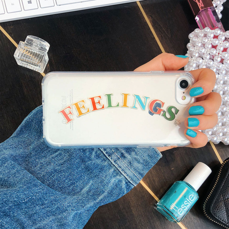 Feelings Clear iPhone Case