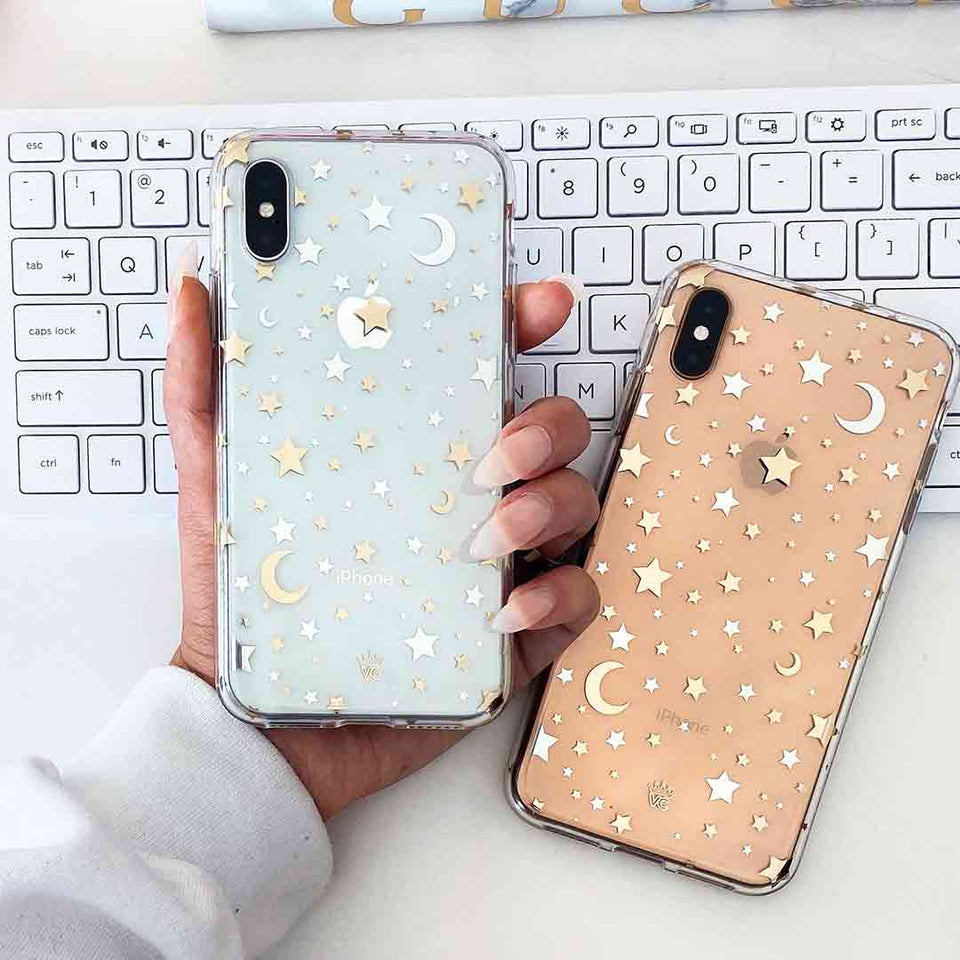 Starry Night Clear iPhone Case