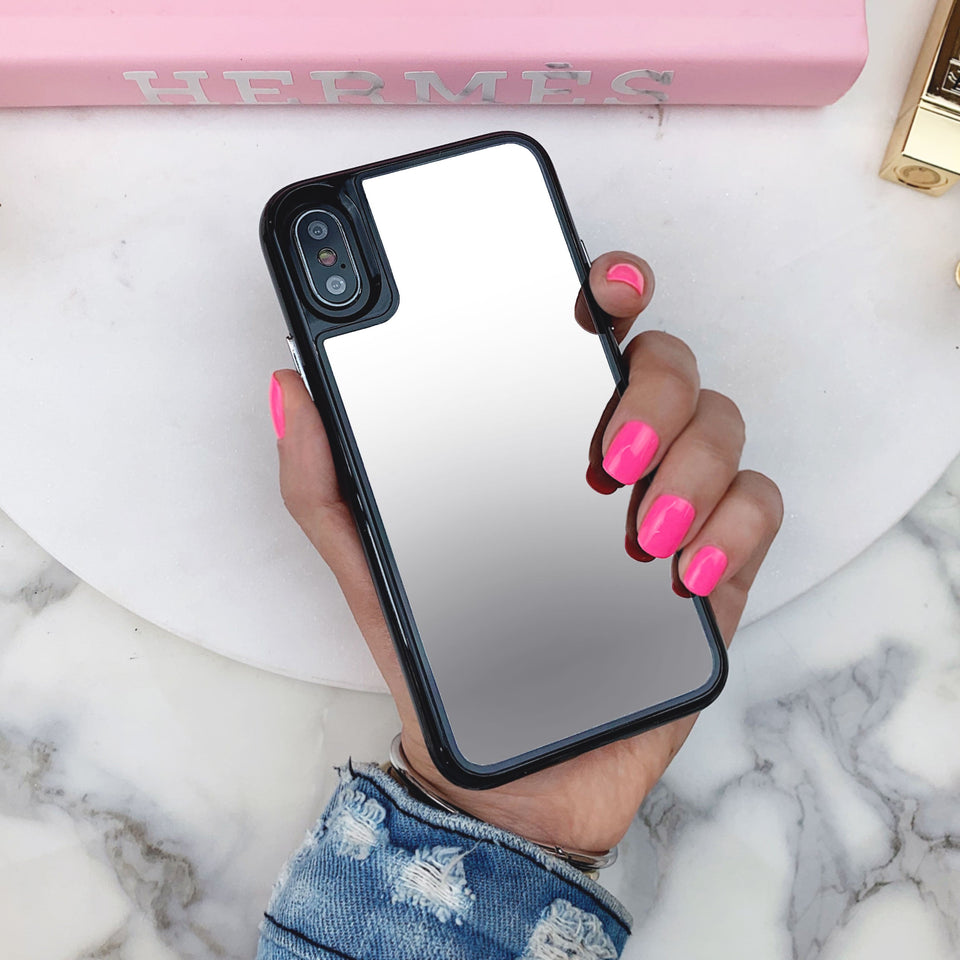Silver Reflective Mirror iPhone Case