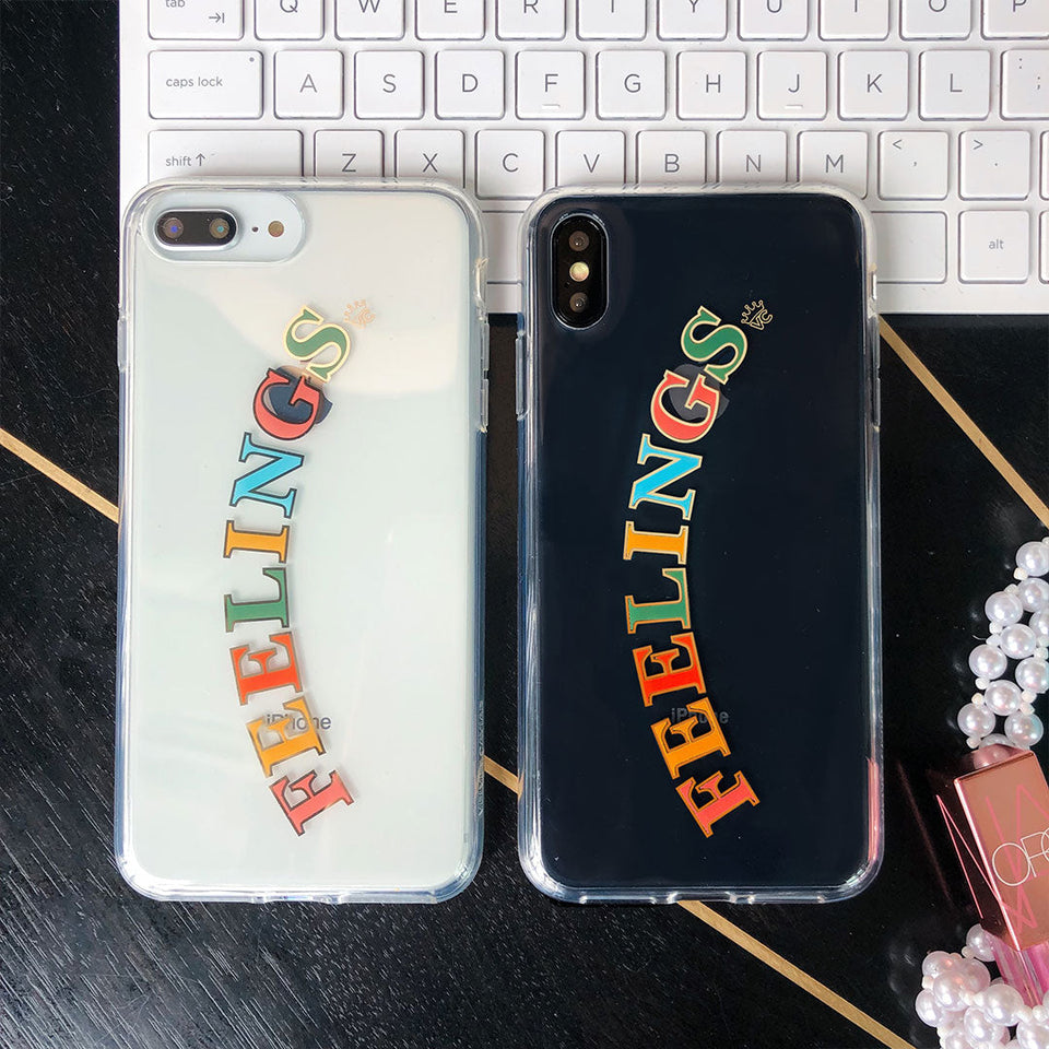 Feelings Clear iPhone Case
