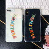 Feelings Clear iPhone Case
