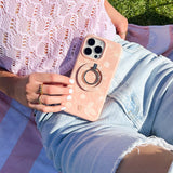 Peach Blossom Floral iPhone Case