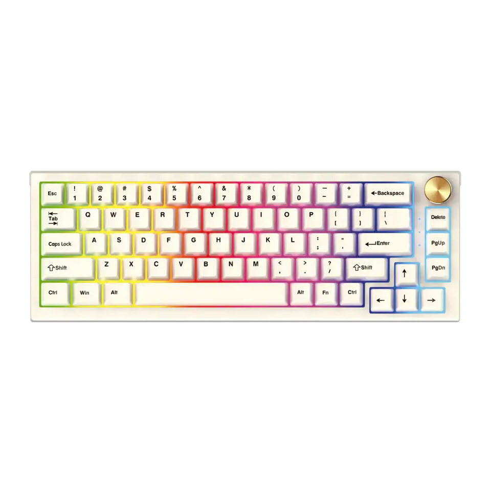 Fantech 65% RGB Mechanical Keyboard White (MAXFIT67)