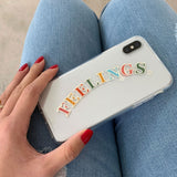 Feelings Clear iPhone Case