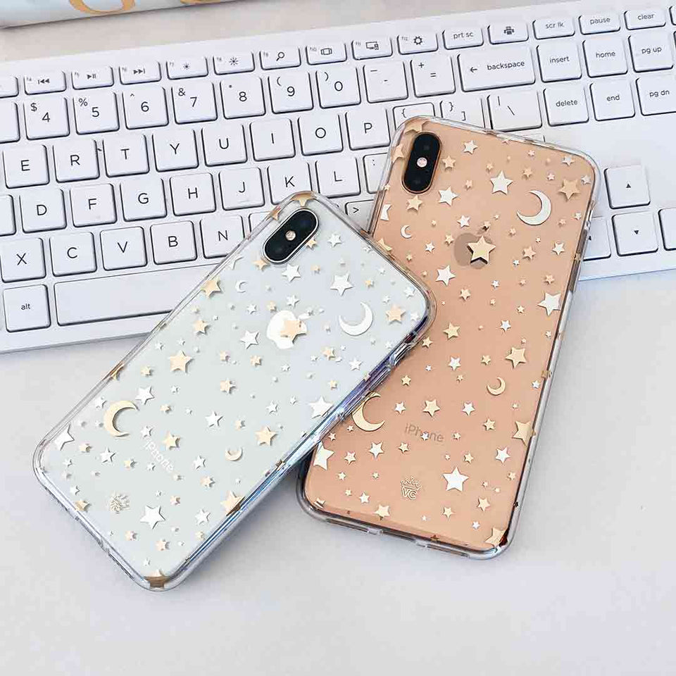 Starry Night Clear iPhone Case