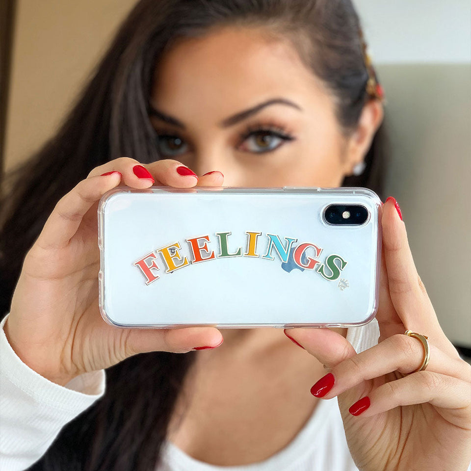 Feelings Clear iPhone Case