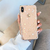 Starry Night Clear iPhone Case