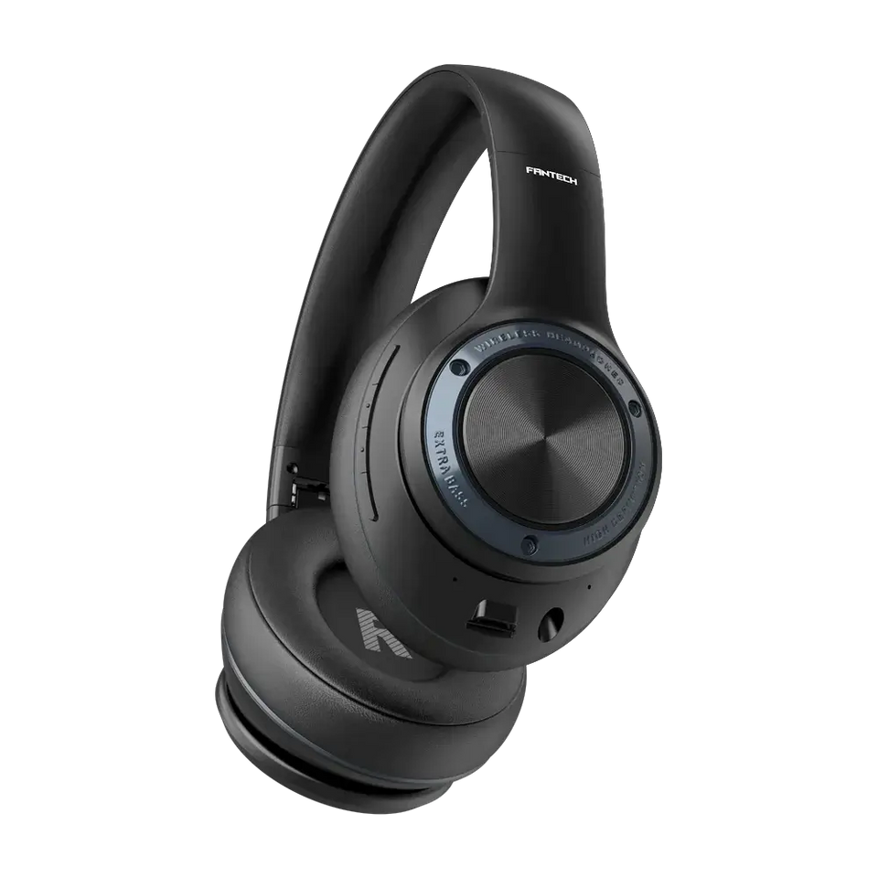 Fantech Bluetooth Headset Foldable - Black (WH01)