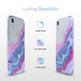 Geode Glitter Clear iPhone Case