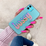 Bossy Clear iPhone Case